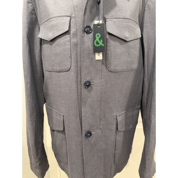 New With Tag Paisley & Gray Slim Fit Men Gray Full Zip Jacket Size Large - Picture 5 of 12